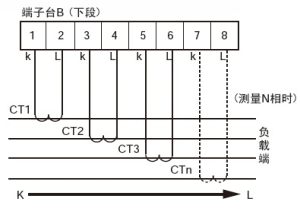 如使用改進(jìn)型，還可利用第四個(gè)CT測(cè)量N相。