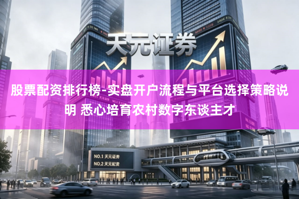 股票配资排行榜-实盘开户流程与平台选择策略说明 悉心培育农村数字东谈主才